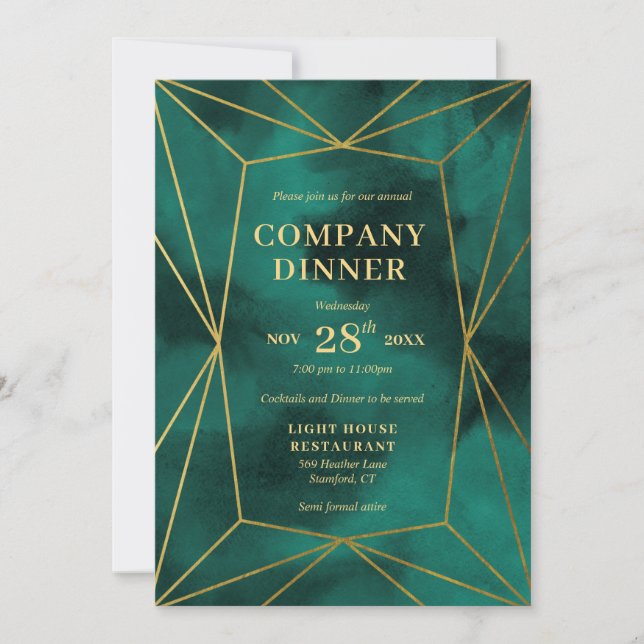 Company Dinner Invitation (Front)