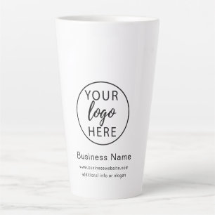 Company Employee Business Corporate Logo Latte Mug