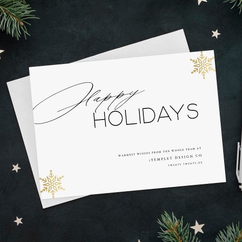 Company Happy Holidays Business Christmas Cards