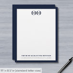 Company Letterhead with Logo<br><div class="desc">Our Custom Logo Letterhead represents your firm with every letter sent. High-quality paper paired with your logo affirms your attention to detail. Space in the lower thirds for your company name,  physical address,  phone number,  email address,  website or custom text.</div>