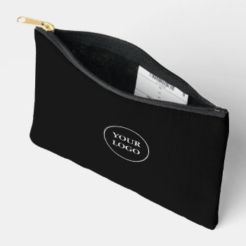 Company Logo Accessory Pouch by istanbuldesign at Zazzle