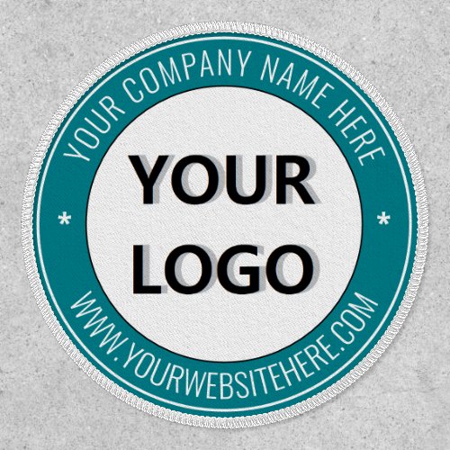 Company Logo and Text Patch Your Colors and Font