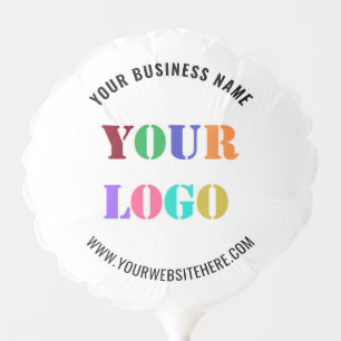 Company Logo and Text Promotional Balloon Template