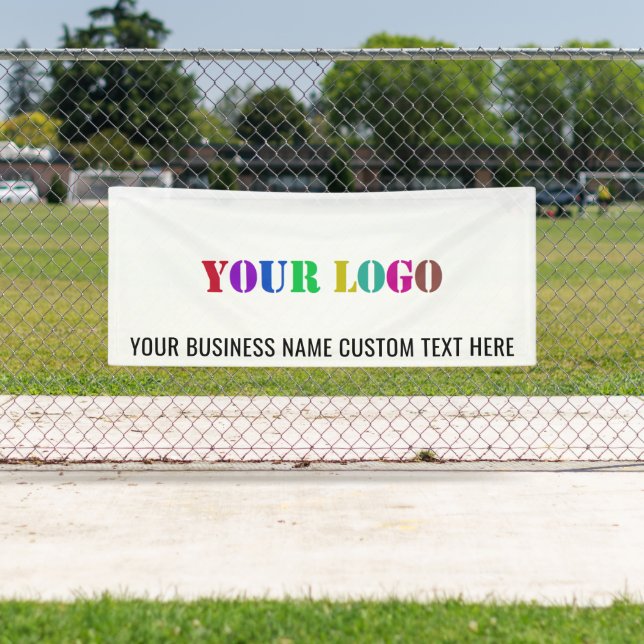 Company Logo and Text Promotional Banner Template (Insitu)