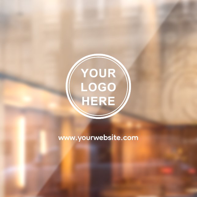 Company Logo and Website Promotional Marketing Window Cling (Sheet 2)
