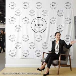 Company Logo backdrop Instant step and repeat
