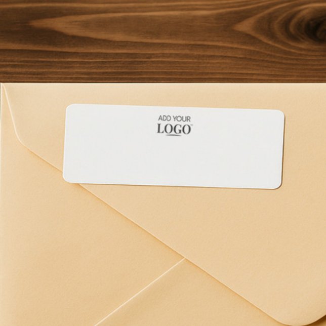 Company Logo Blank Minimalist Printable Label (Creator Uploaded)