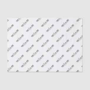 Company Logo Brand Pattern Personalized Business Tissue Paper