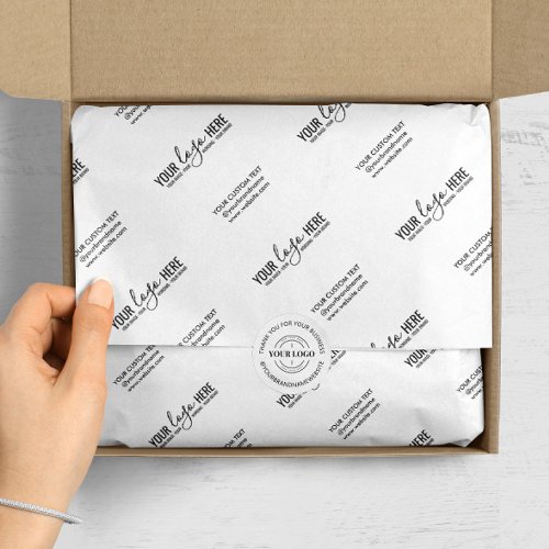 Company Logo Brand Slogan Personalized Business Tissue Paper