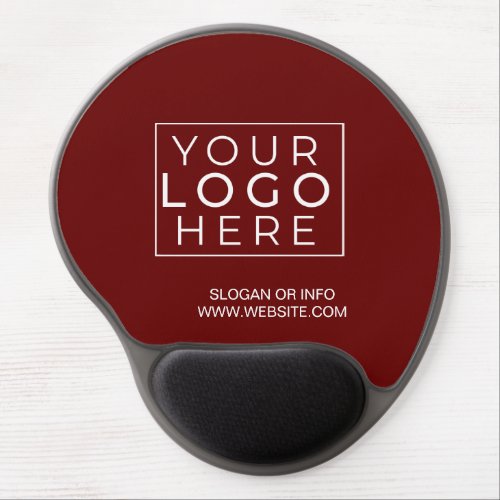 Company Logo Branded Custom Employee Ergonomic Gel Mouse Pad