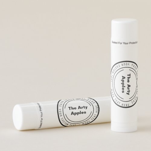 company logo branding corporate gift lip balm 
