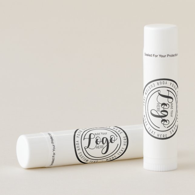 company logo branding corporate gift lip balm  (Front)
