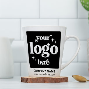 Company Logo Business Client Gift Custom Employee Latte Mug