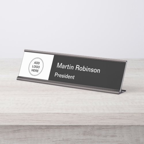 Company Logo Business Owner Desk Name Plate