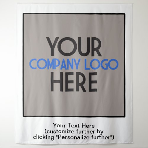 Company Logo Business Trade Show White Backdrop