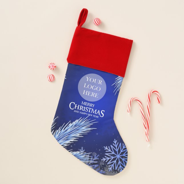Company Logo Christmas Party Christmas Stocking (Front)