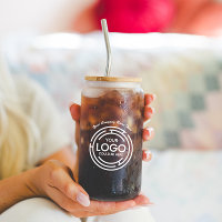 Company Logo | Corporate Business Can Glass