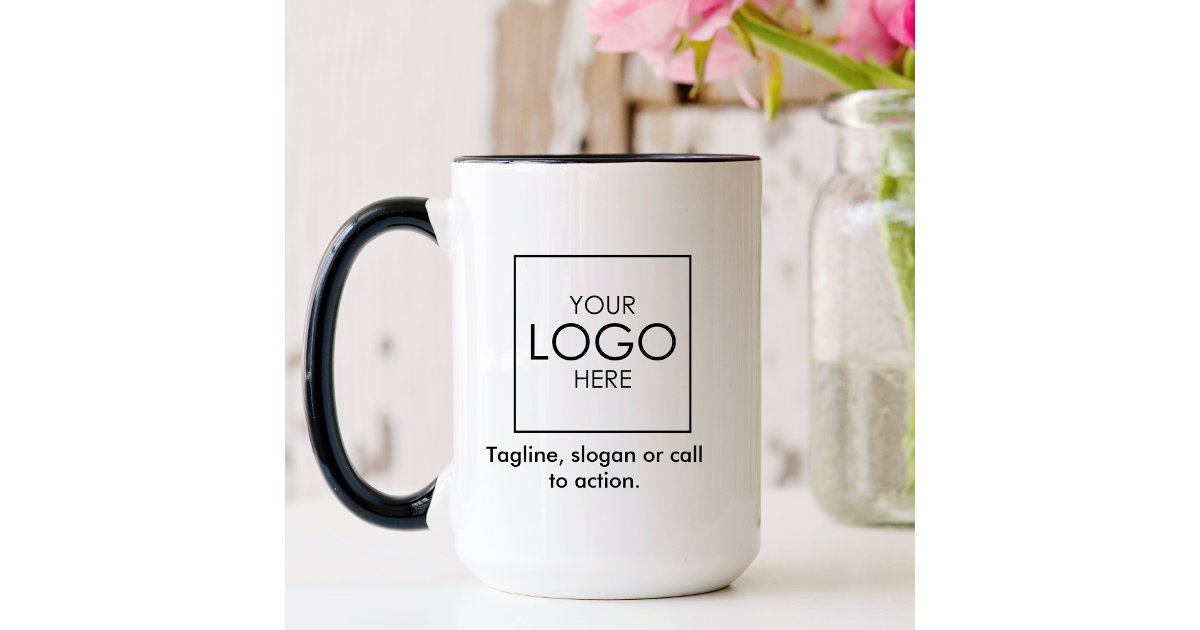 Company Logo Custom Gift For Employee Or Customer Mug | Zazzle