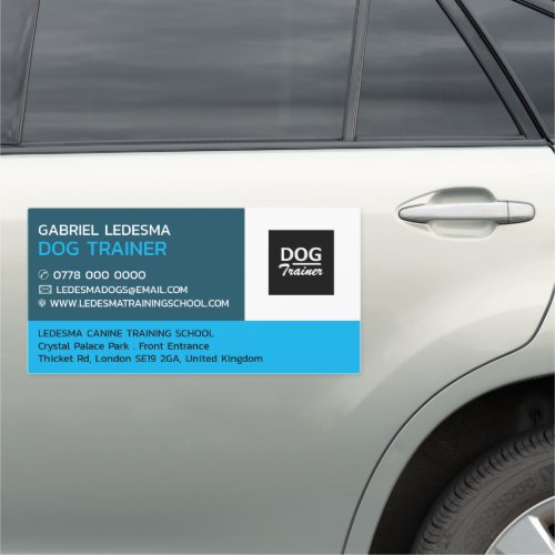 Company Logo Dog Trainer Car Magnet