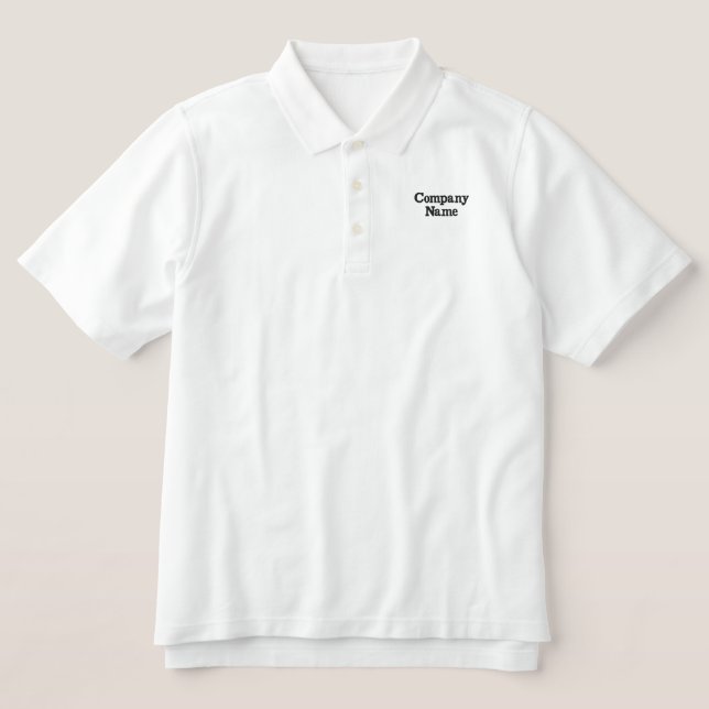 Company Logo - Embroidered Branded Polo Shirt (Design Front)