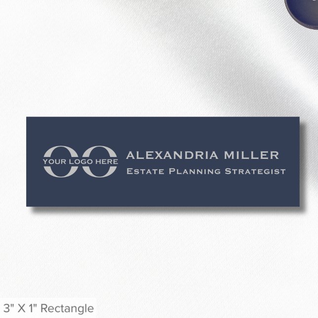Company Logo Employee Name Tag (Creator Uploaded)