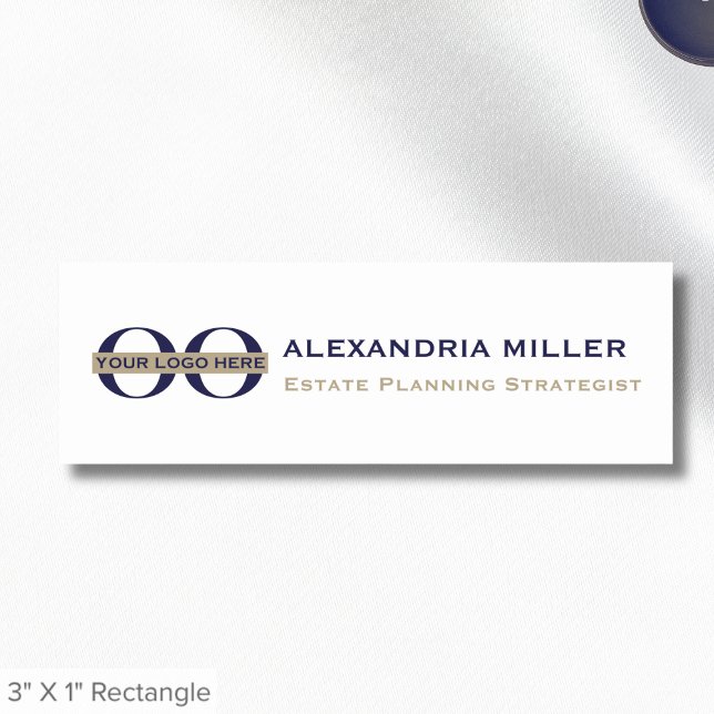 Company Logo Employee Name Tag (Creator Uploaded)