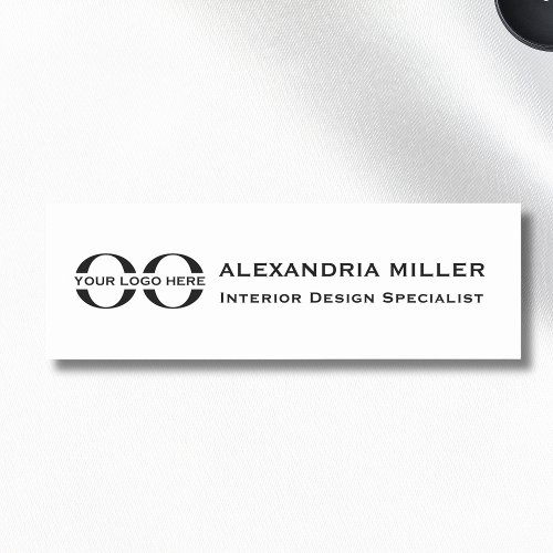 Company Logo Employee Name Tag