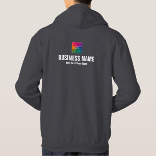 Company Logo Employee Staff Crew Member Mens Hoodie