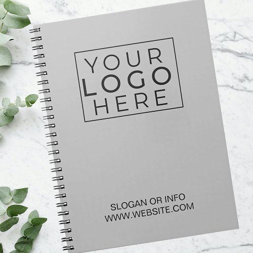 Company Logo Gear Branded Customized Business Notebook