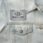 Company Logo Gray Color Printed Plastic Employee