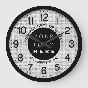  Kitchen Wall Art Custom Order Design Logo Company Name  Personalized Wall Clock Your Products Reloj Pared : Home & Kitchen