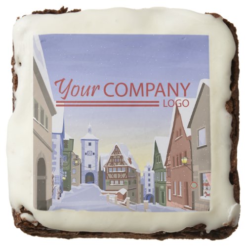 Company Logo Holiday Christmas Treat Rothenberg Brownie