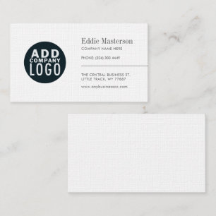 Company Logo Minimalist Business Card