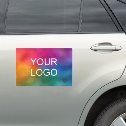 Company Logo Modern Simple Custom Template Car Magnet