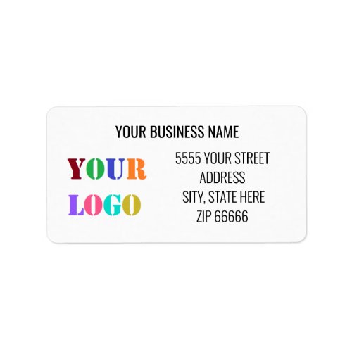 Company Logo Name Address Your Business Labels