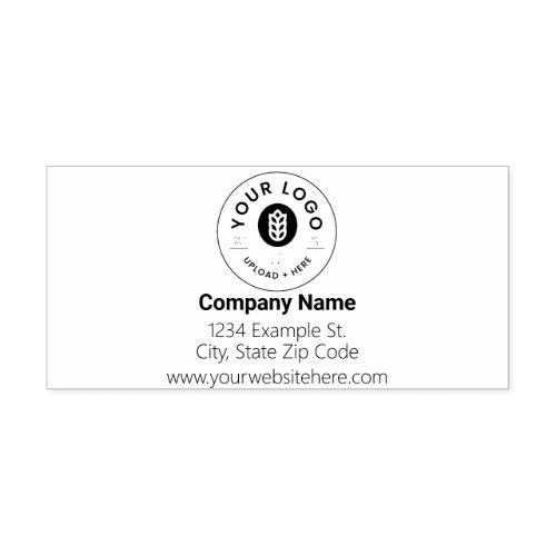 Company Logo Name and Address  Self_inking Stamp