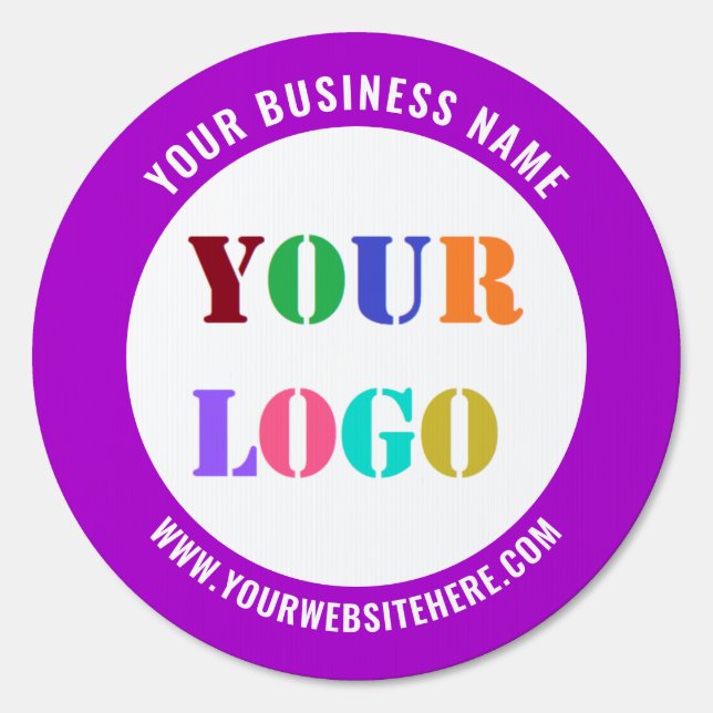 Company Logo Outdoor Sign Example with Custom Text (Front)