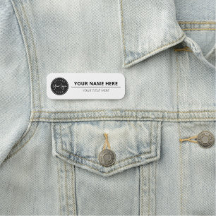 Company Logo Personalized Business Name Tag