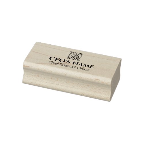 Company Logo Personalized  Executive Officer  Rubber Stamp