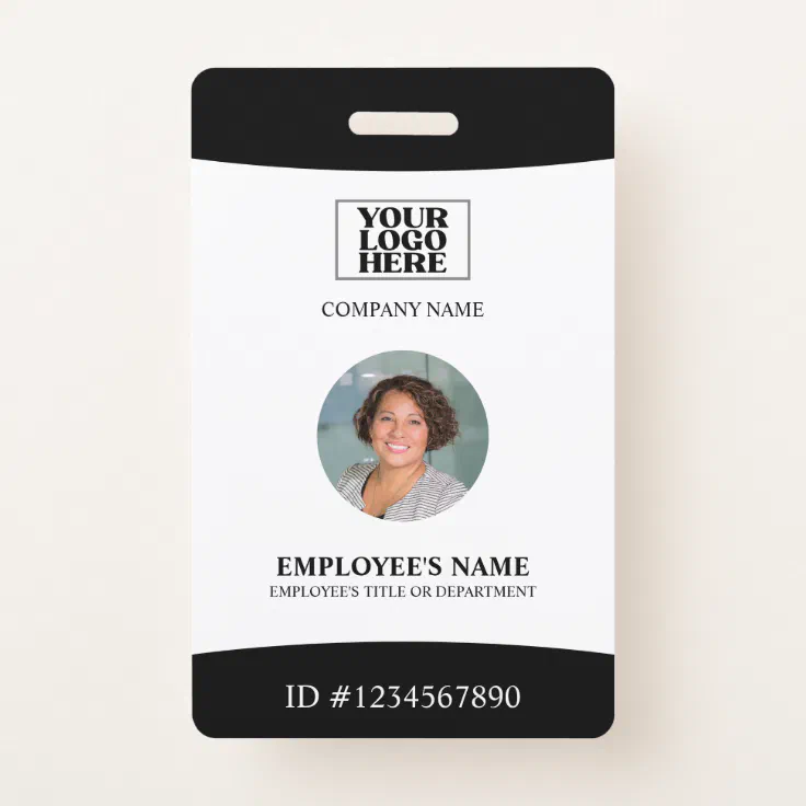 Company Logo Photo Employee Badge 