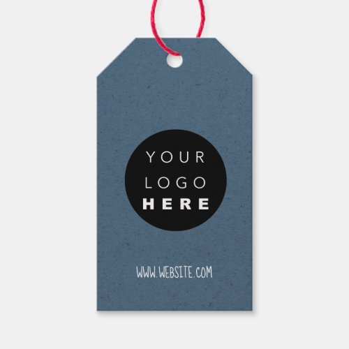 Company Logo Product Description MADE USA Blue Gift Tags
