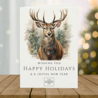 Company Logo Professional Elegant Custom Christmas