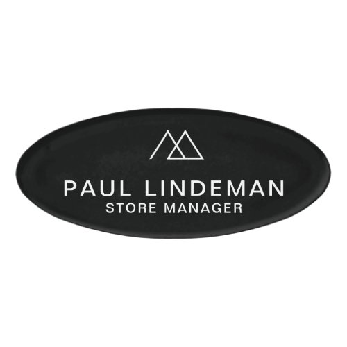 Company Logo Professional Magnetic Employee  Name Tag