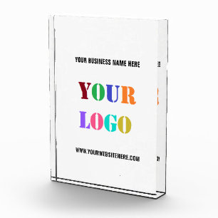 Company Logo Promotional Acrylic Award Example