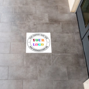 Company Logo Promotional Floor Decals Template