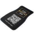 Company Logo QR Code Promotional Business Black Car Floor Mat | Zazzle