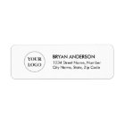 Company Logo Return Address Label | Zazzle