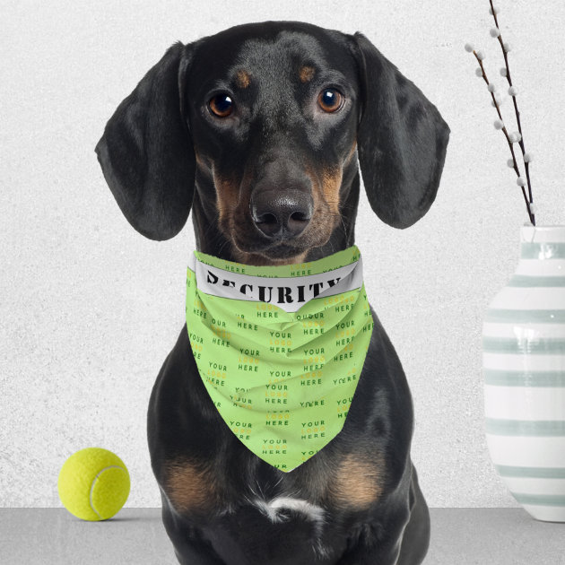 Security store dog bandana