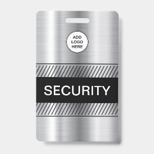 Company Logo Security Staff Badge