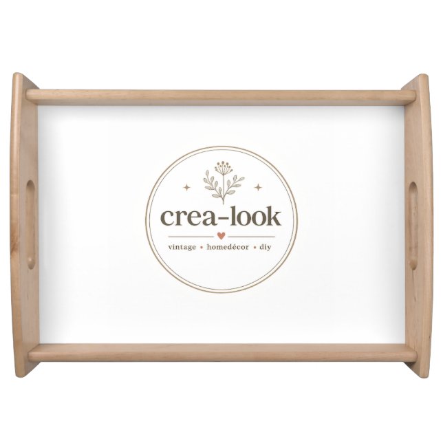 company logo serving tray  (Front)